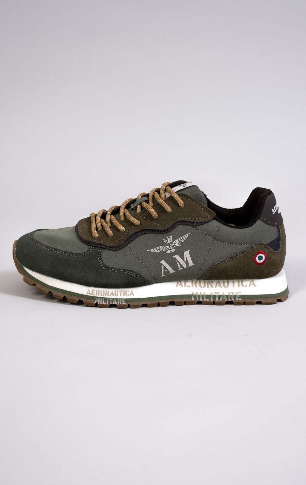 Кроссовки AERONAUTICA MILITARE (SC 0320) FW 25/26/CN verde militare 