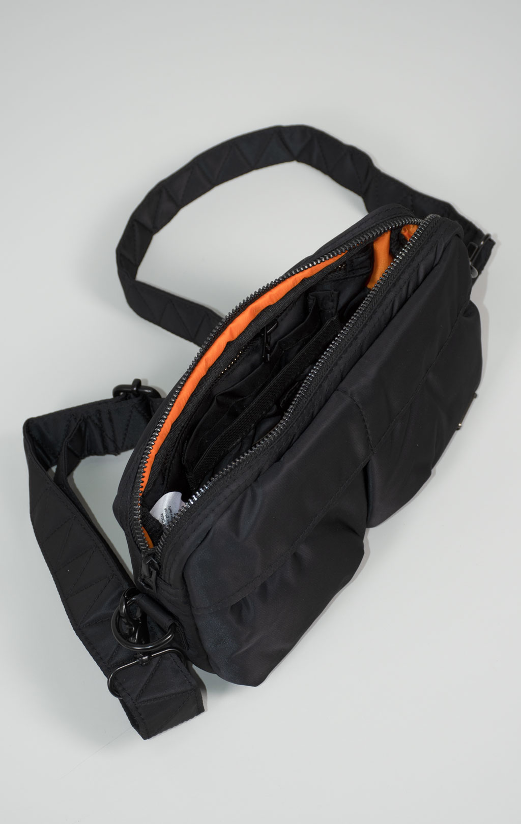 Сумка поясная ALPHA INDUSTRIES NYLON MESSENGER BAG FW 25/26 black 