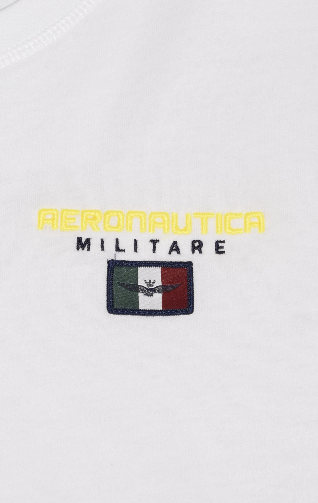 Футболка AERONAUTICA MILITARE SS 23/TR off white (TS 2068) 