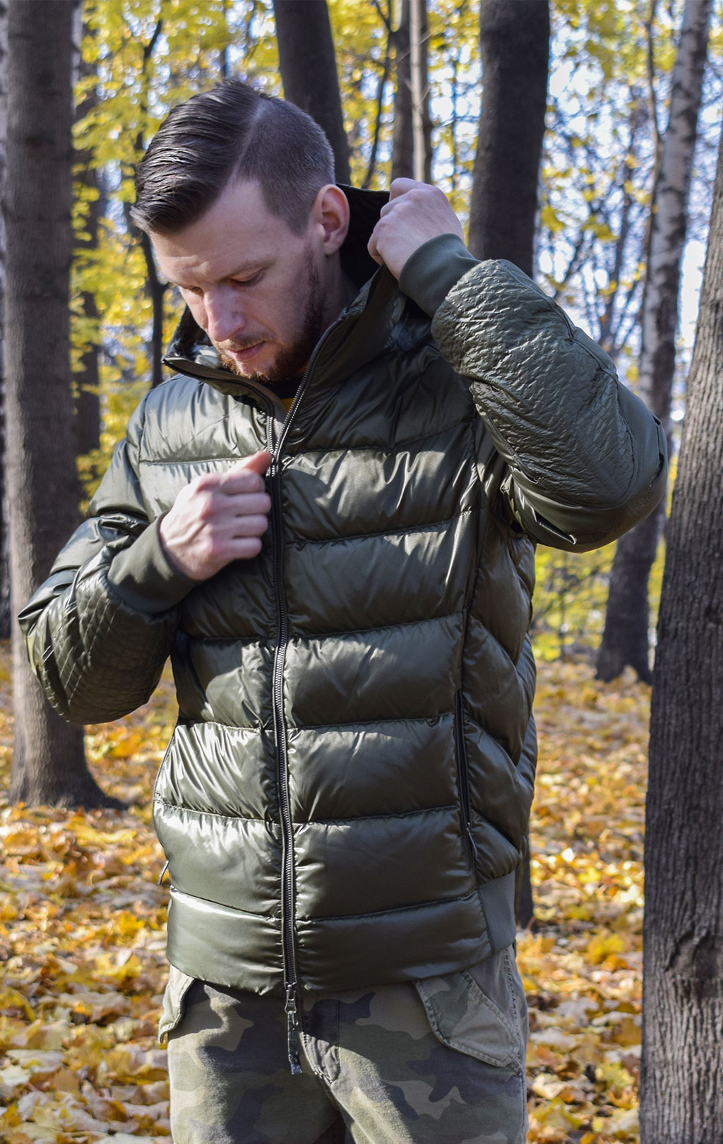 Куртка-пуховик PARAJUMPERS PHARRELL FW 19/20 military 