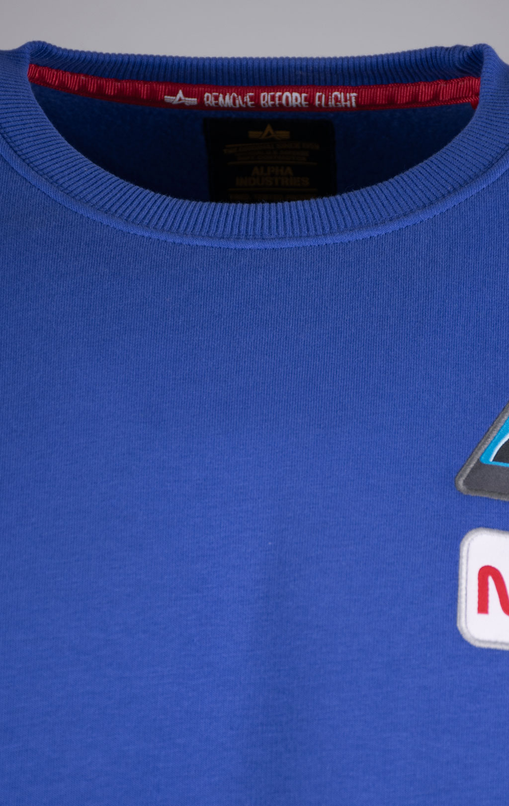 Свитшот ALPHA INDUSTRIES NASA SPACE CAMP SWEATER nautical blue 