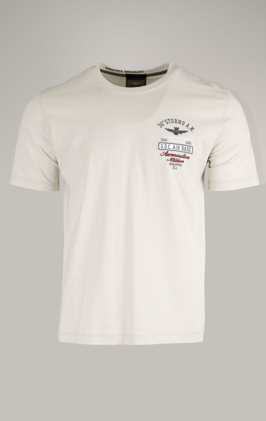 Футболка AERONAUTICA MILITARE FW 24/25/TR white beige (TS 2326)