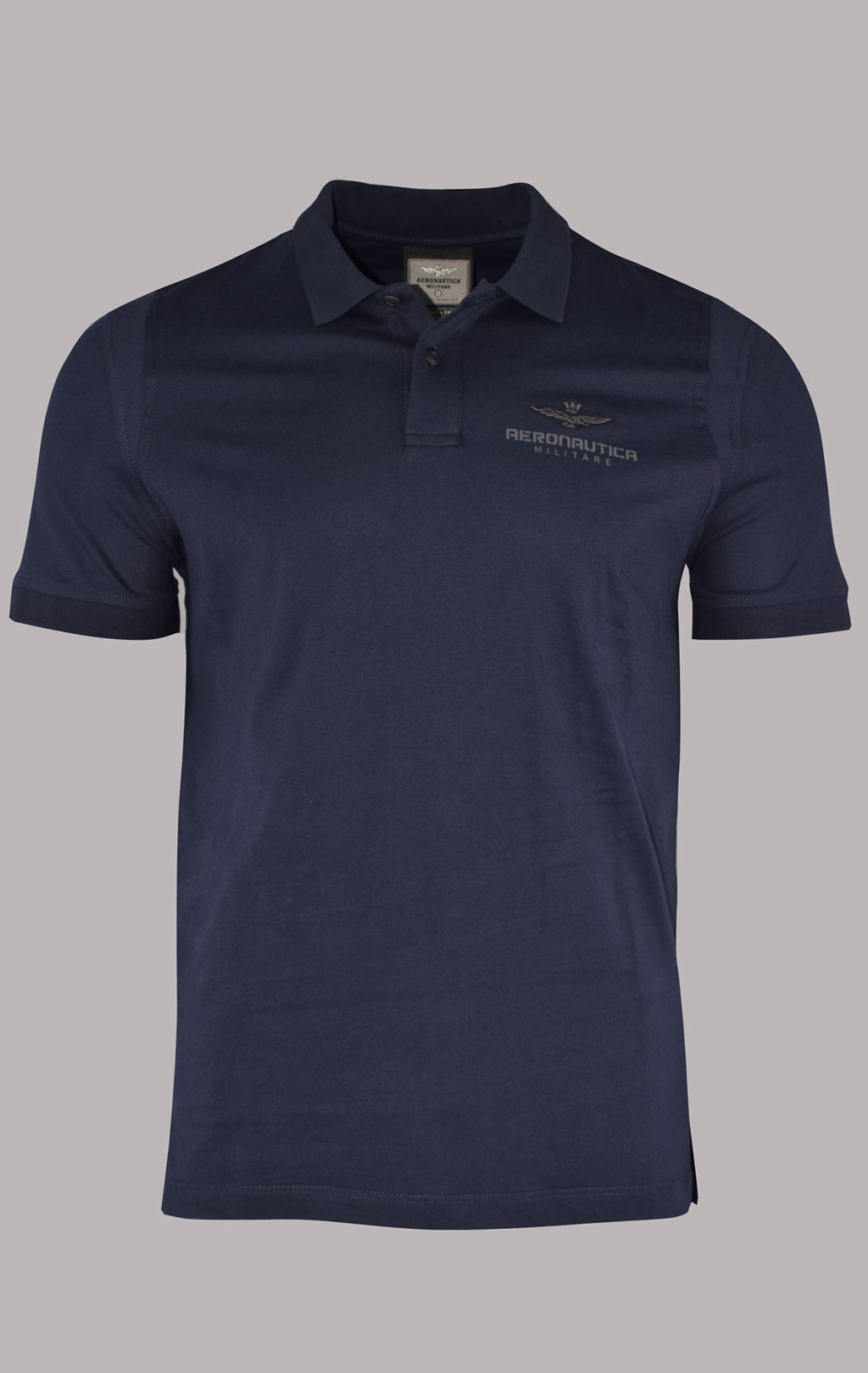 Футболка-поло AERONAUTICA MILITARE big size SS 23/IT blue navy (PO 1694) 