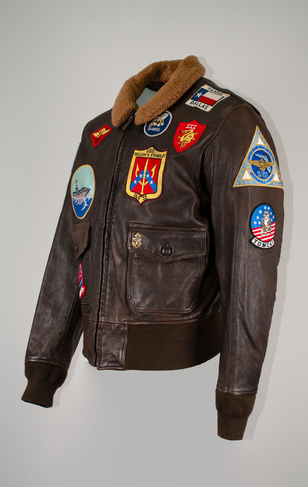 Куртка-пилот COCKPIT Movie Heroes big size G-1 кожа brown (Z201036T) 
