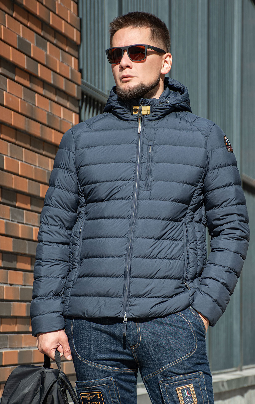 Куртка-пуховик лёгкая PARAJUMPERS LAST MINUTE FW 25/26 blue navy 