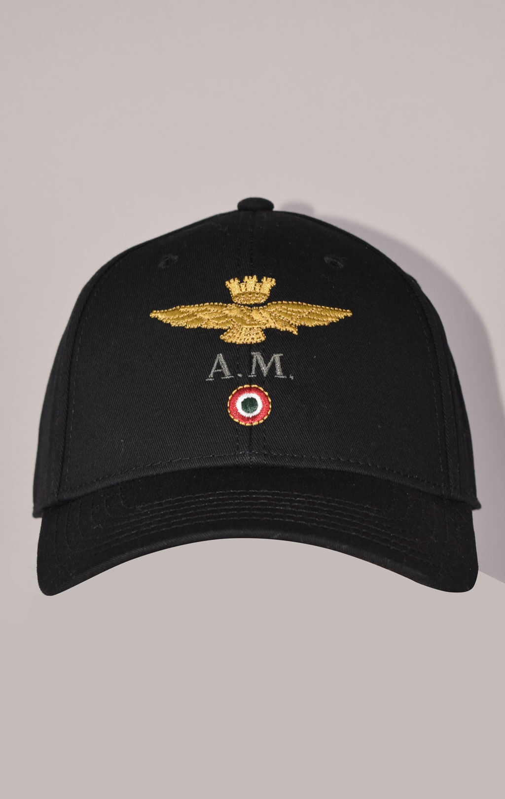 Бейсболка AERONAUTICA MILITARE FW 23/24/CN jet black (HA 1100) 