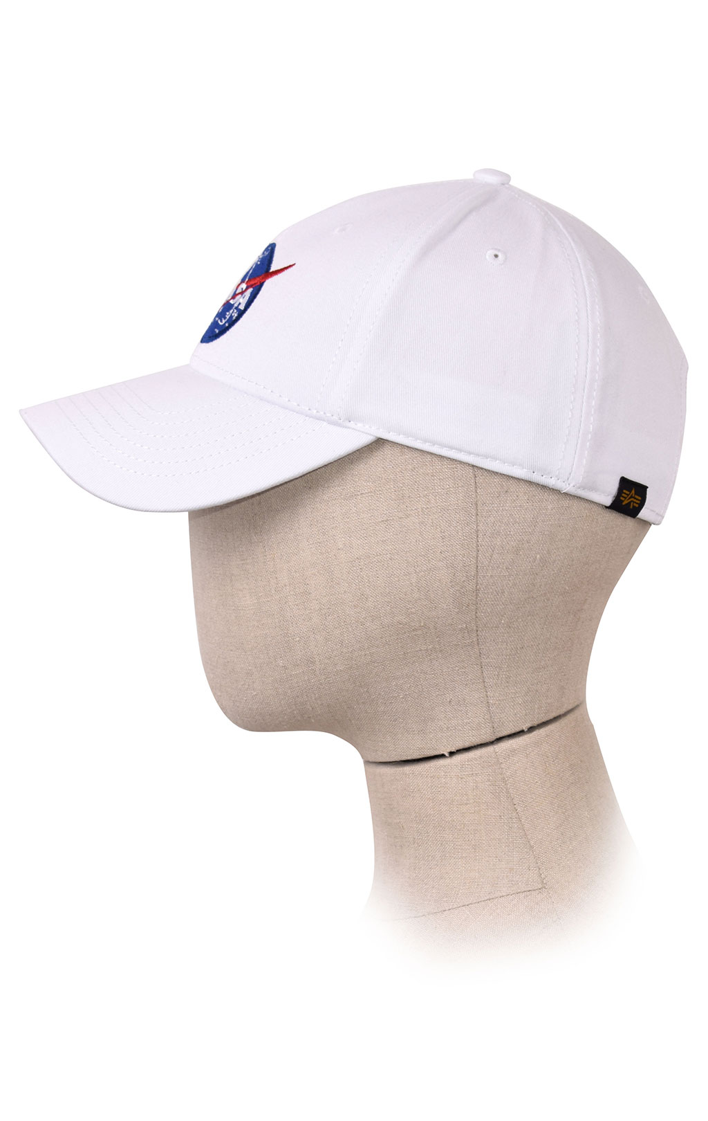 Бейсболка ALPHA INDUSTRIES NASA CAP white 