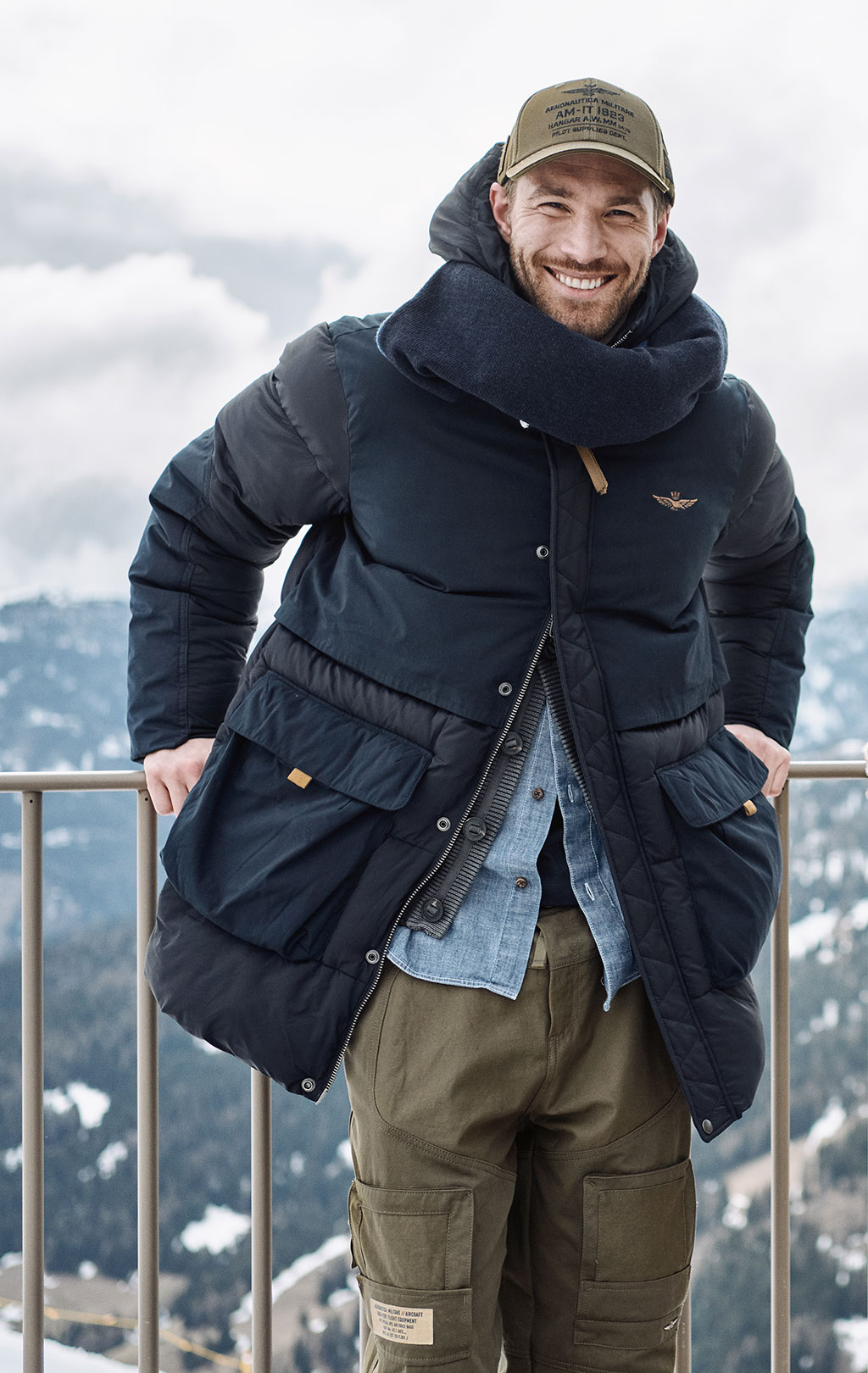 Куртка AERONAUTICA MILITARE FW 25/26/CN midnight blue (AB 3015) 