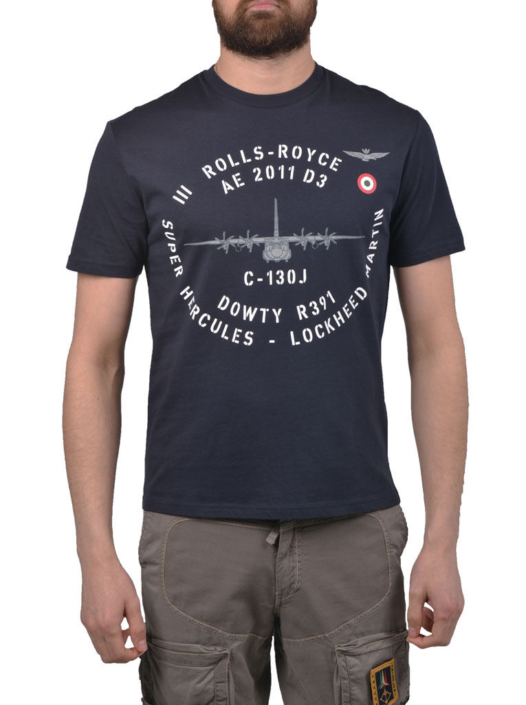 Футболка AERONAUTICA MILITARE blue navy (TS 1015) 