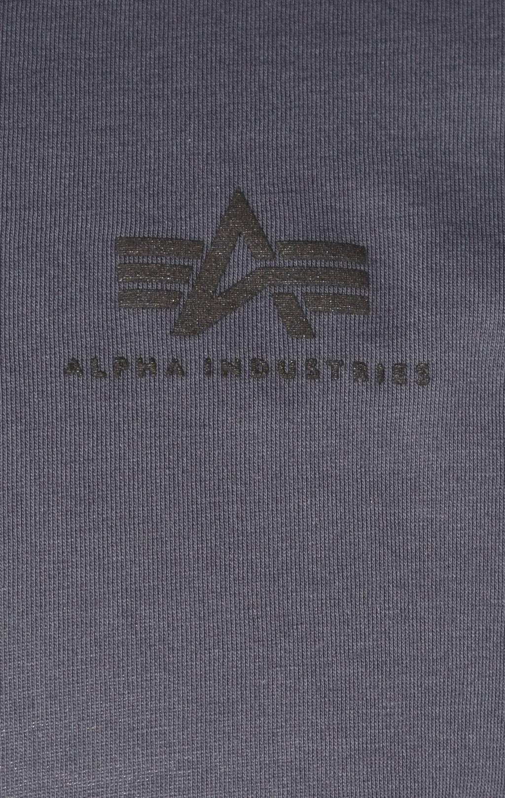 Футболка ALPHA INDUSTRIES BACKPRINT T greyblack/black 