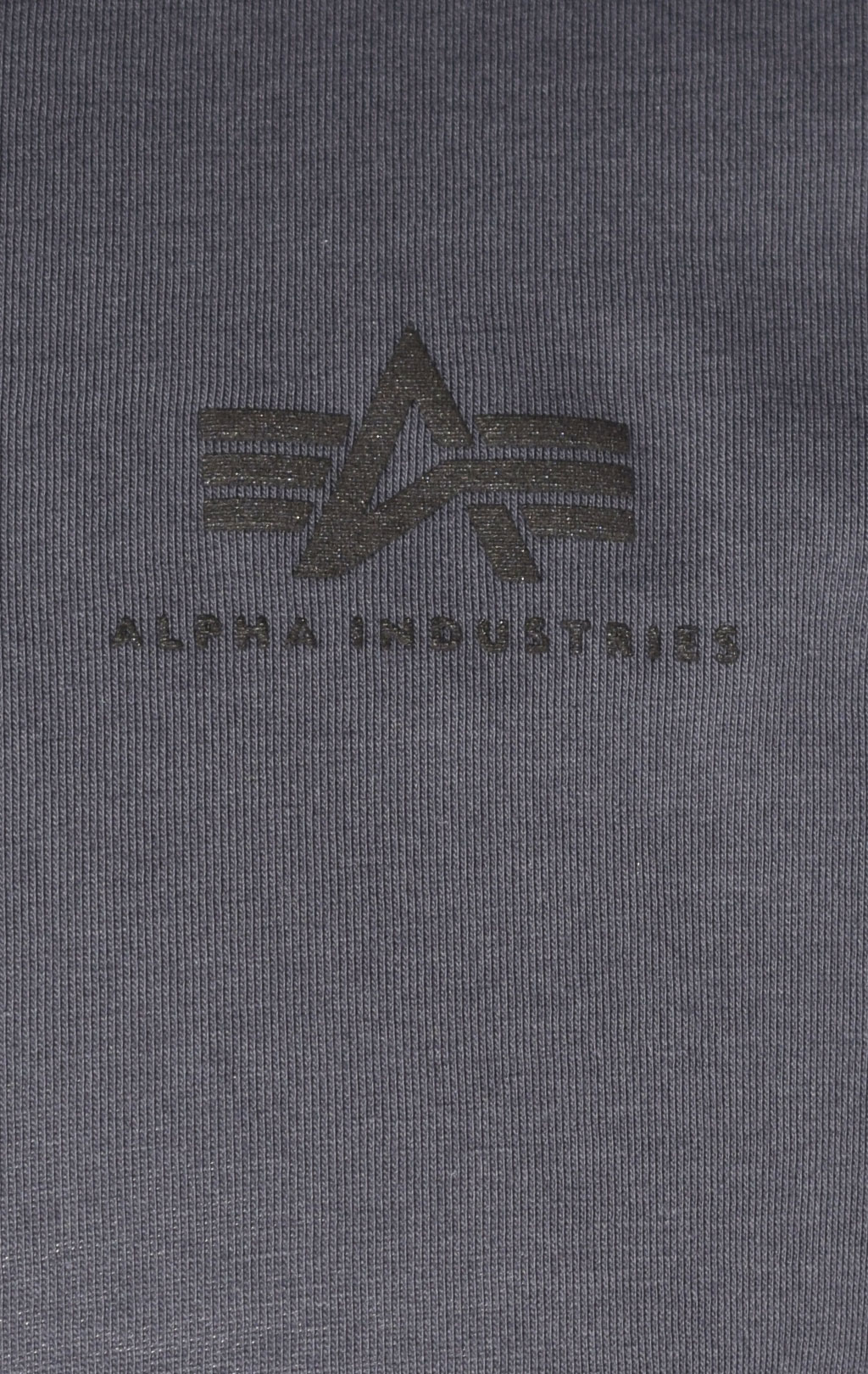 Футболка ALPHA INDUSTRIES BACKPRINT T greyblack/black 