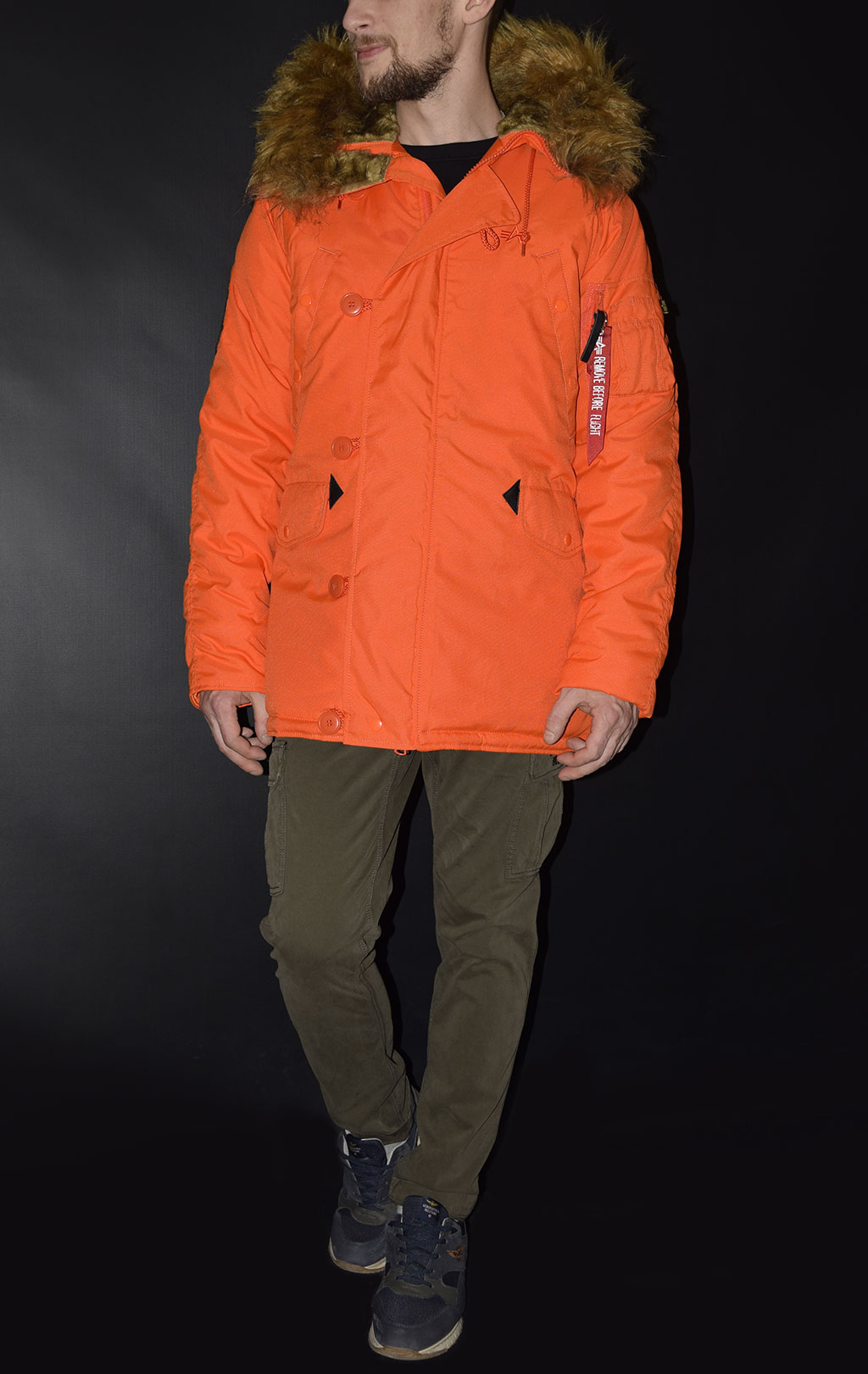 Аляска ALPHA INDUSTRIES EXPLORER flame orange 