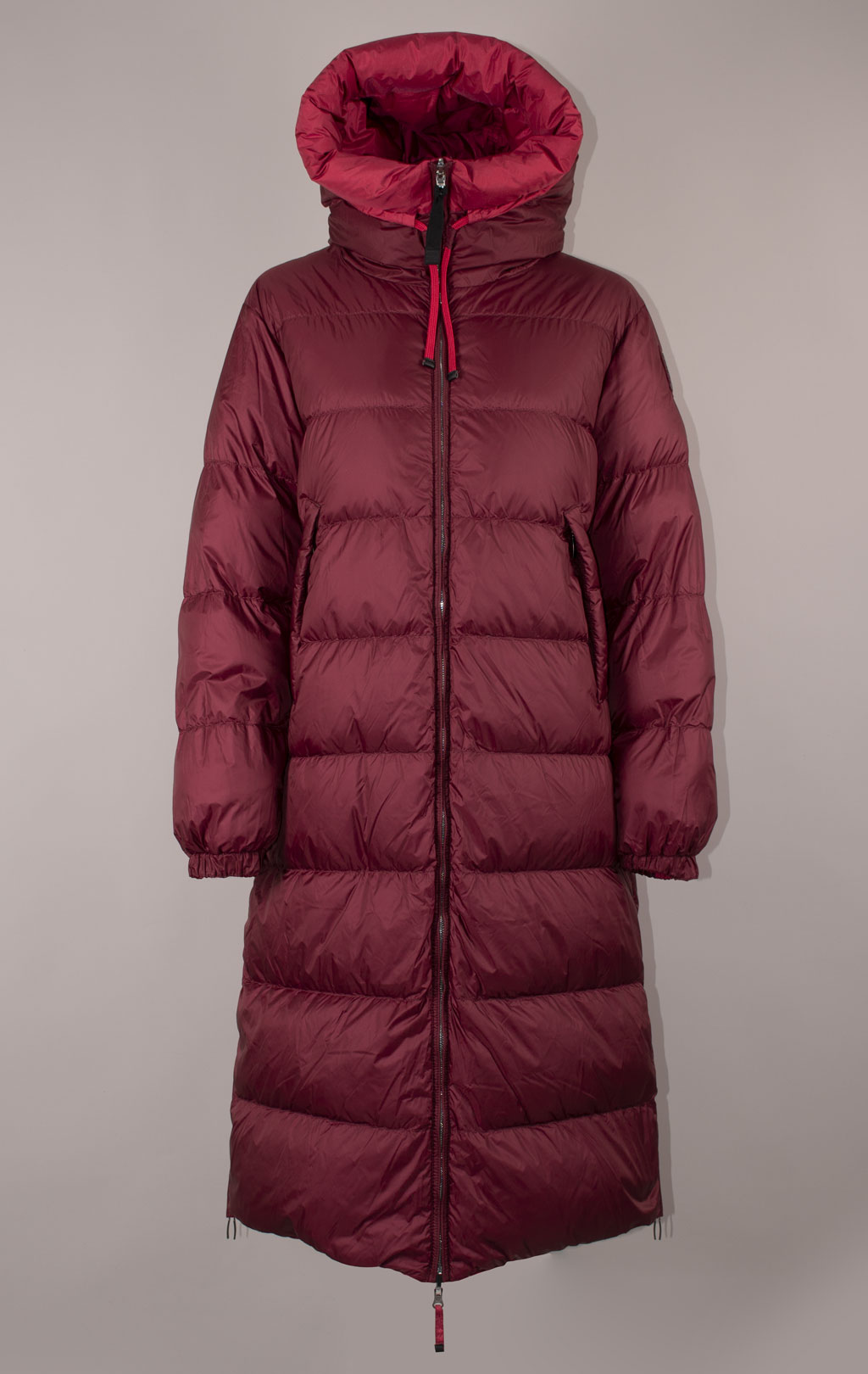 Женское пальто пуховое PARAJUMPERS SLEEPING BAG двустороннее FW 24/25 cerise-amarone 
