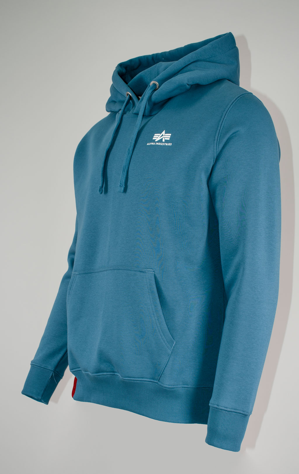 Толстовка ALPHA INDUSTRIES BASIC HOODY SMALL LOGO vintage marine 