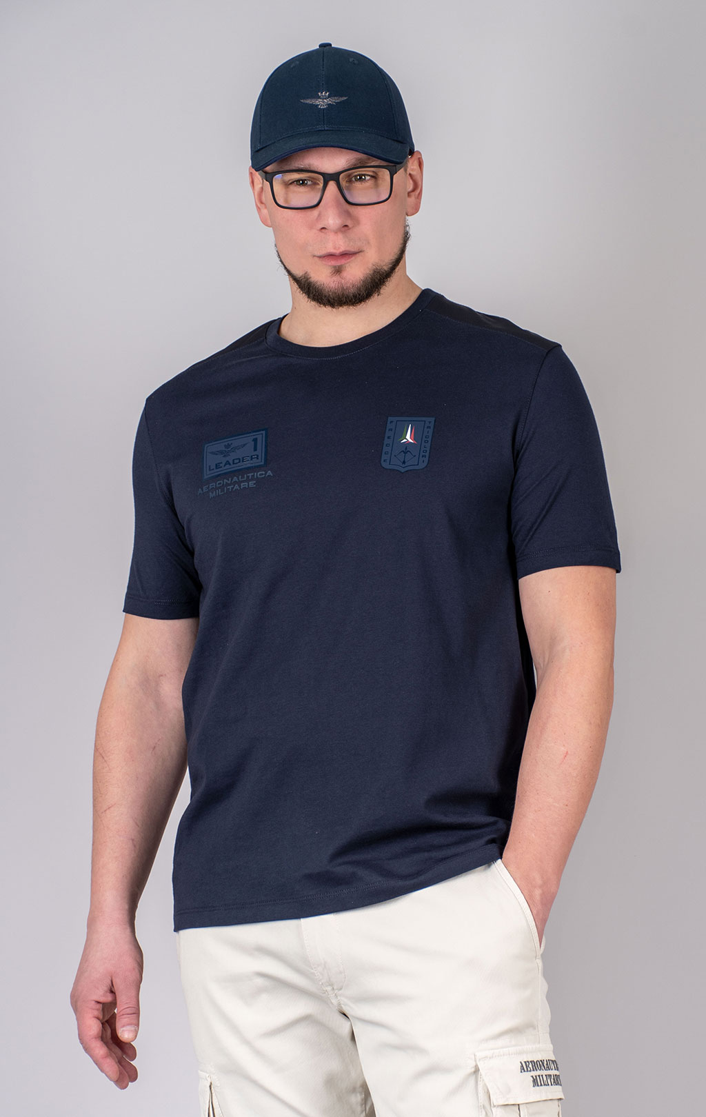 Футболка AERONAUTICA MILITARE SS 25 m/IT blue navy (TS 2419) 