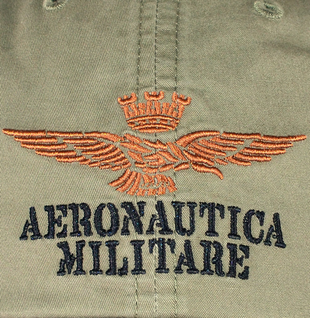 Бейсболка AERONAUTICA MILITARE green military (HA 980) 