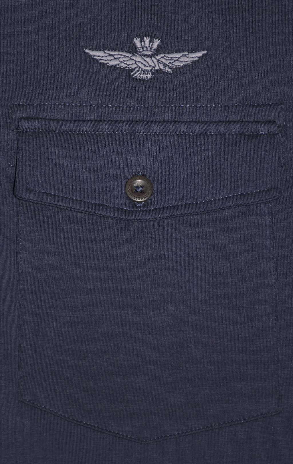 Поло-лонгслив AERONAUTICA MILITARE FW 24/25/TR dark blue (PO 1827) 