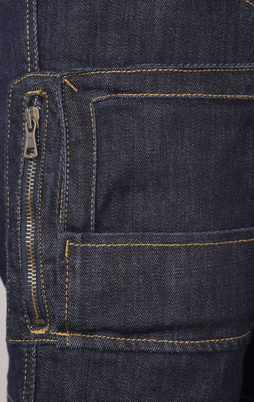 Джинсы-карго AERONAUTICA MILITARE ANTI-G big size плотные FW 23/24/AL dark denim wash (PA 939) 