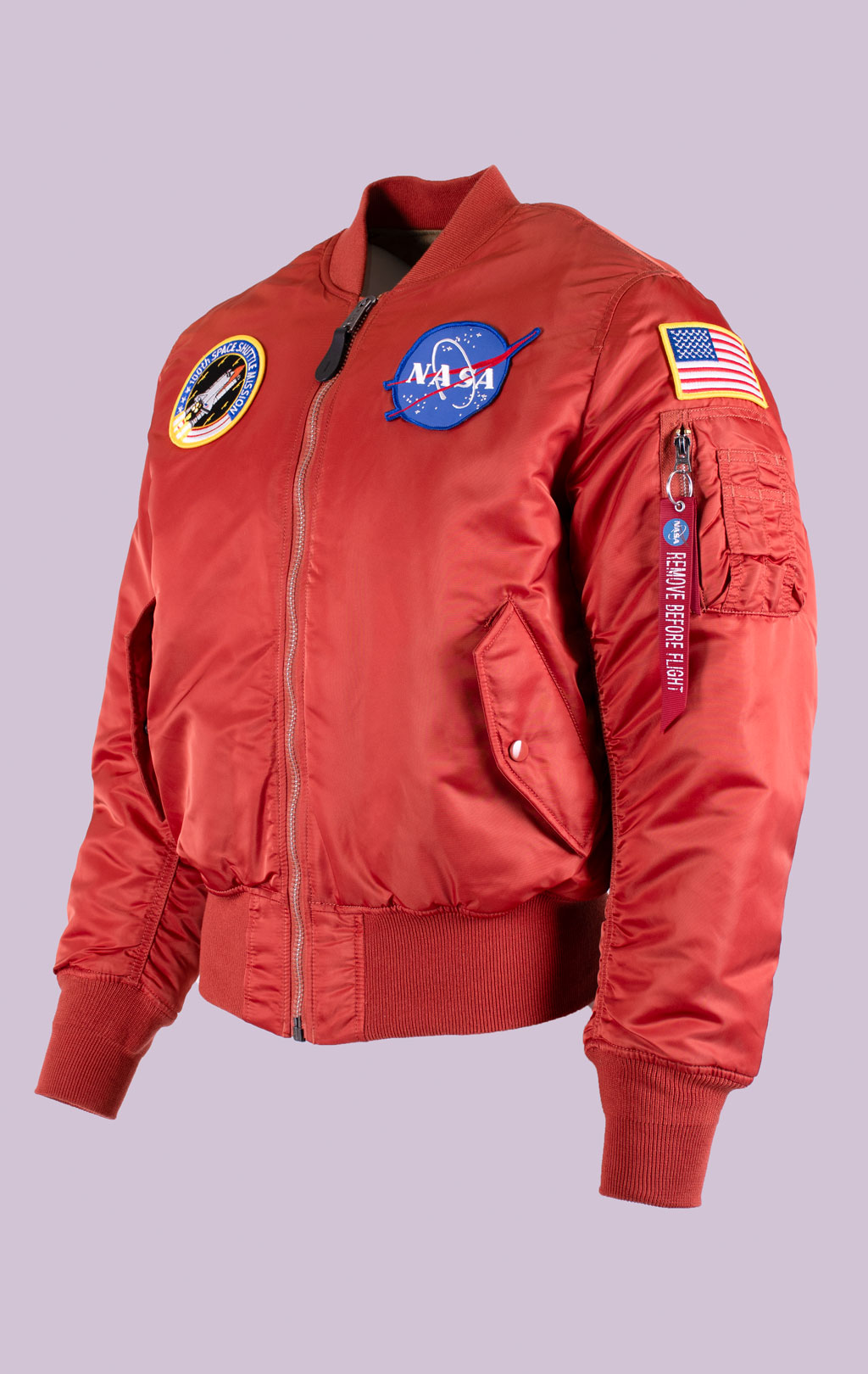 Бомбер ALPHA INDUSTRIES MA-1 NASA rust 