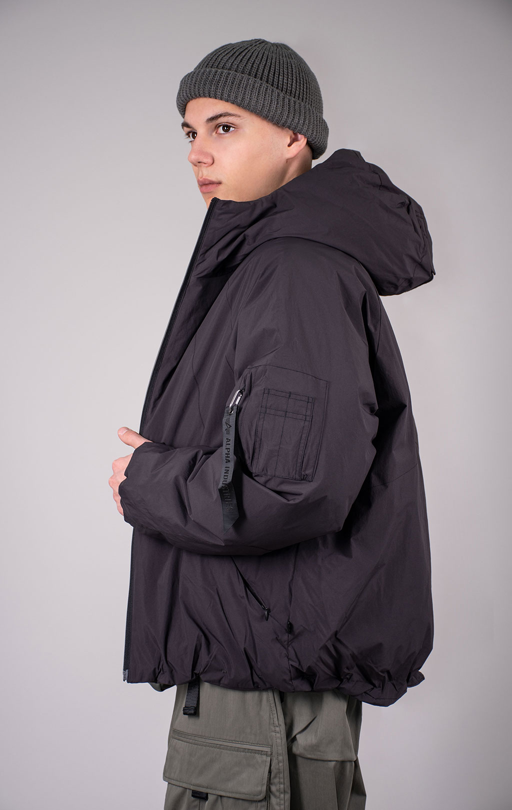 Куртка ALPHA INDUSTRIES INSULATED HOODED PARKA FW 24/25 black 