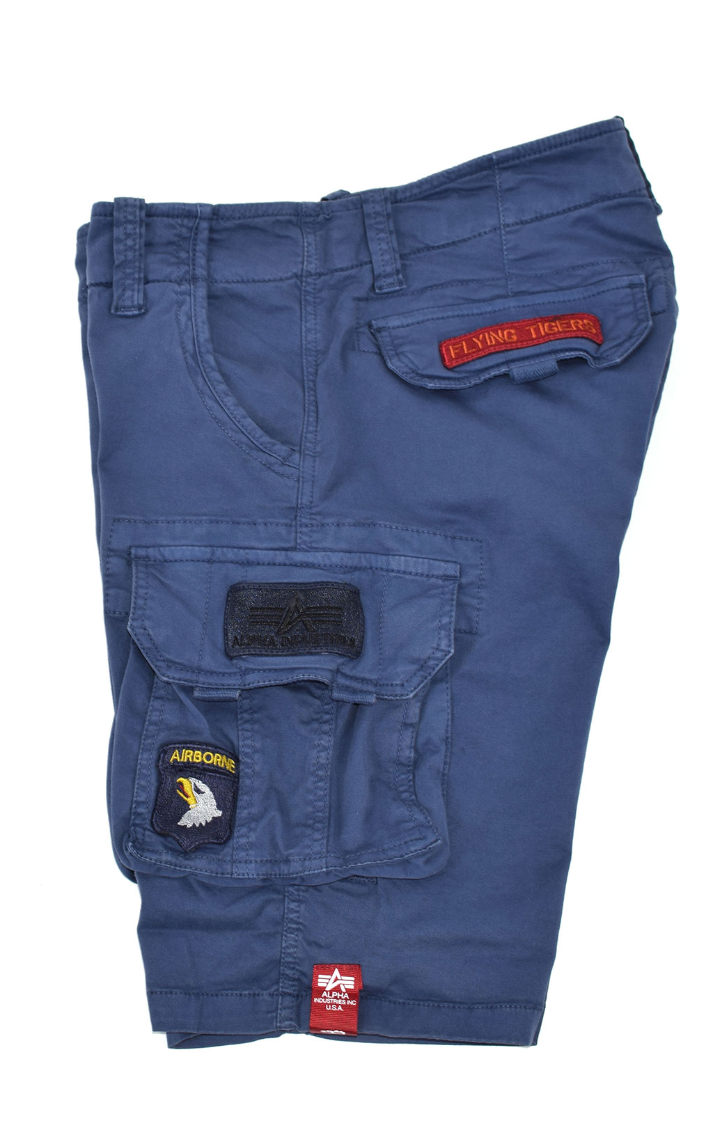 Шорты ALPHA INDUSTRIES CREW SHORT PATCH new navy 