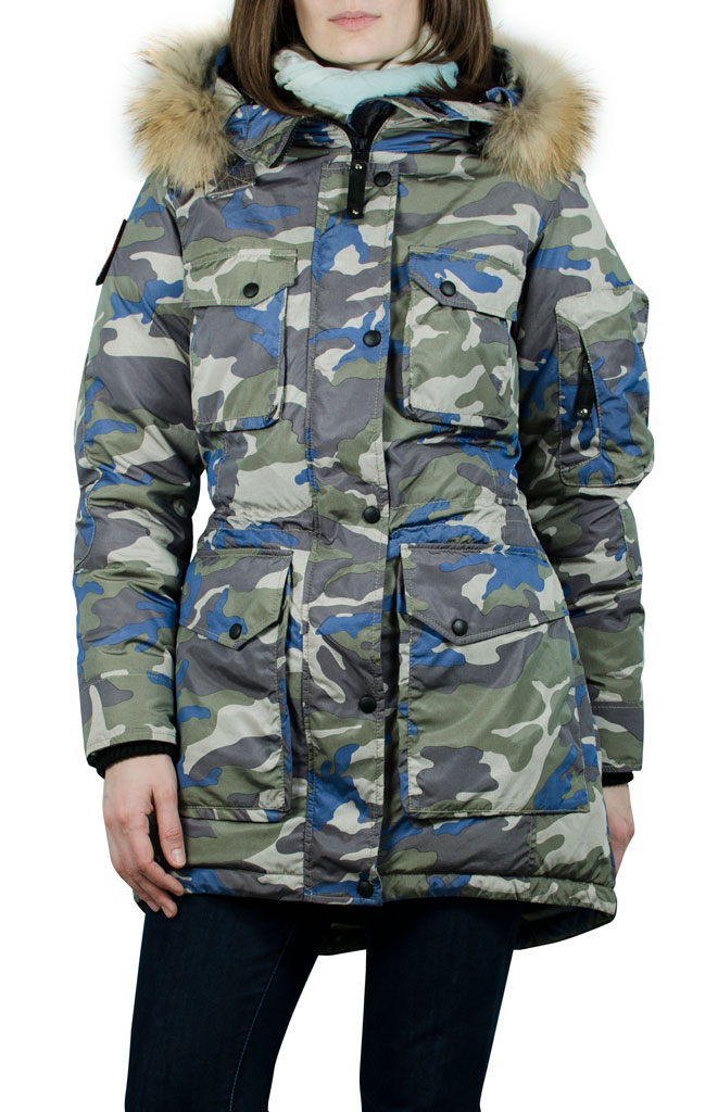 Женский пуховик ARCTIC EXPLORER UMI camo 