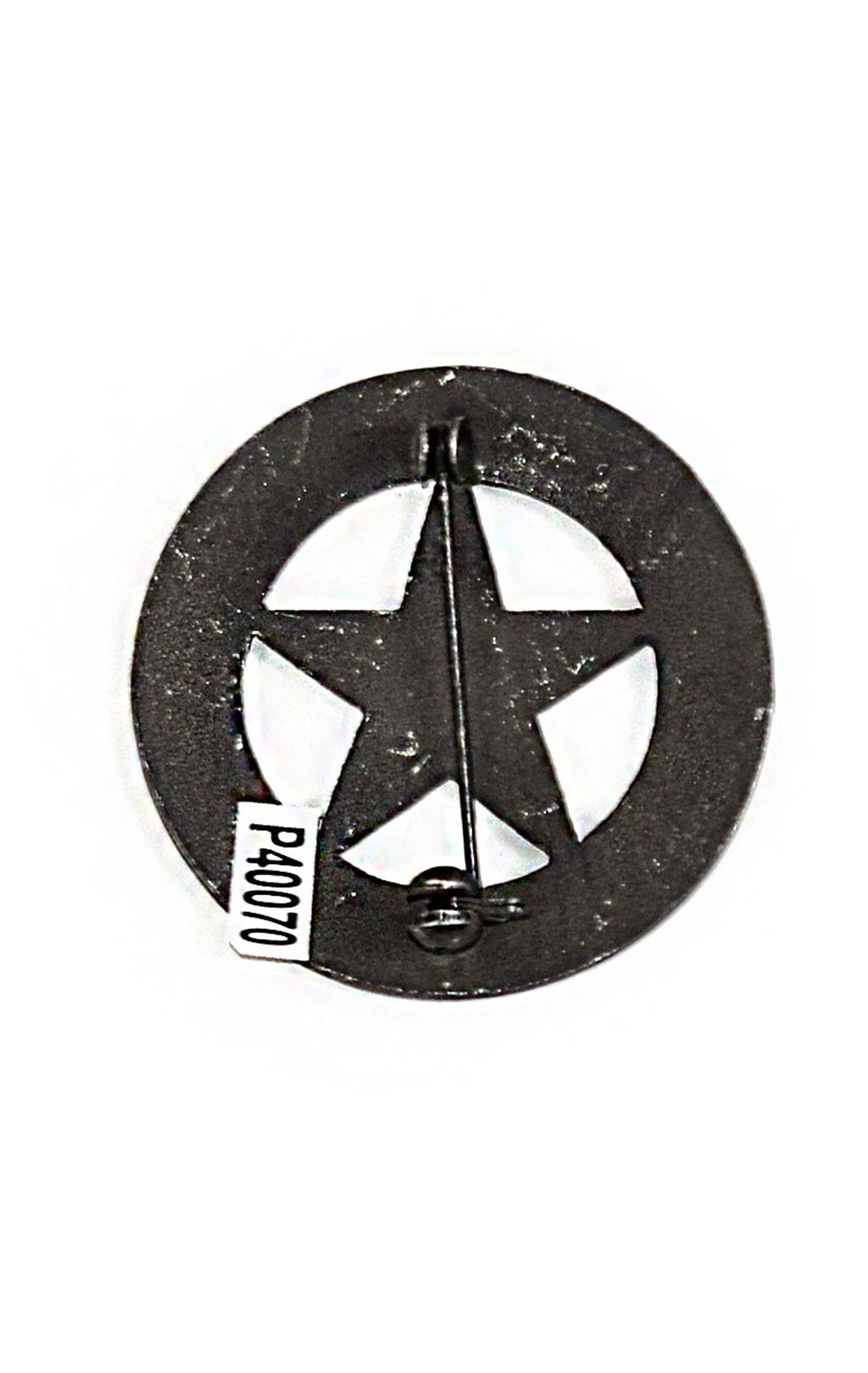 Знак TEXAS RANGER silver (P40070)(40070 ANSI) 