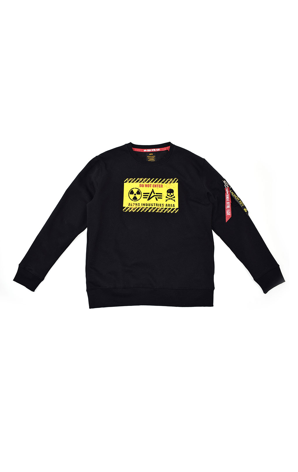 Свитшот ALPHA INDUSTRIES RADIOACTIVE SWEATER black 