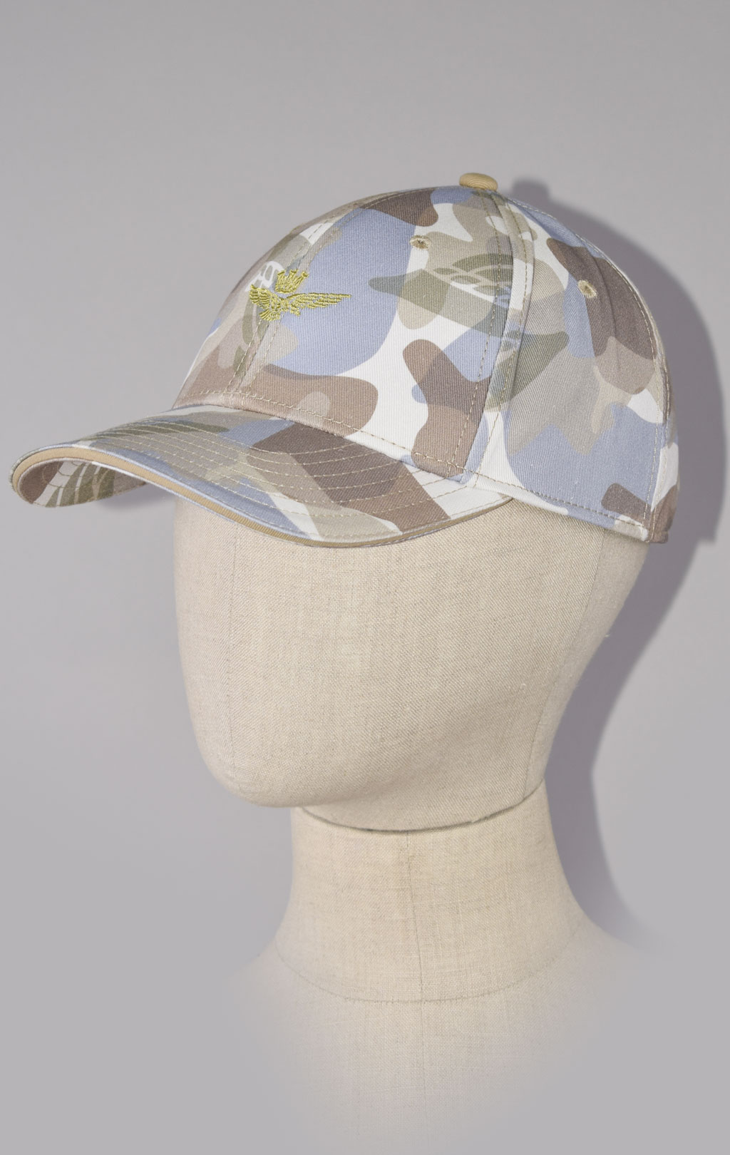 Женская бейсболка AERONAUTICA MILITARE SS 23/CN camo azzurro (HA 1140) 