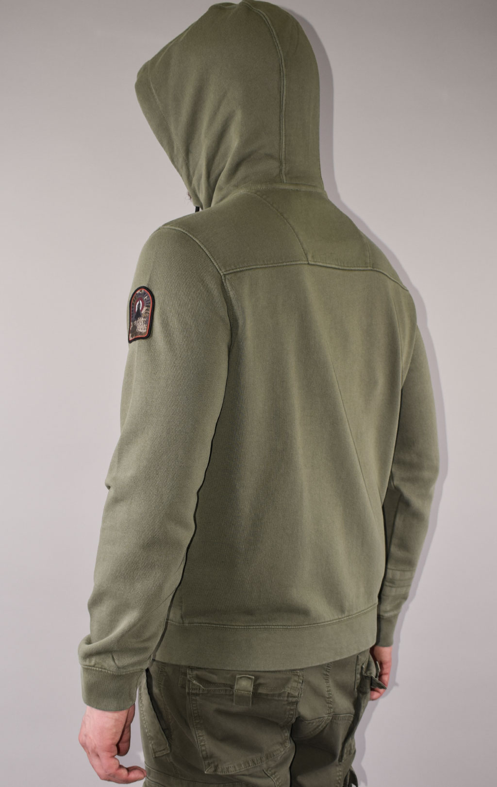 Толстовка с капюшоном AERONAUTICA MILITARE SS 22/IN verde militare (FE 1671) 