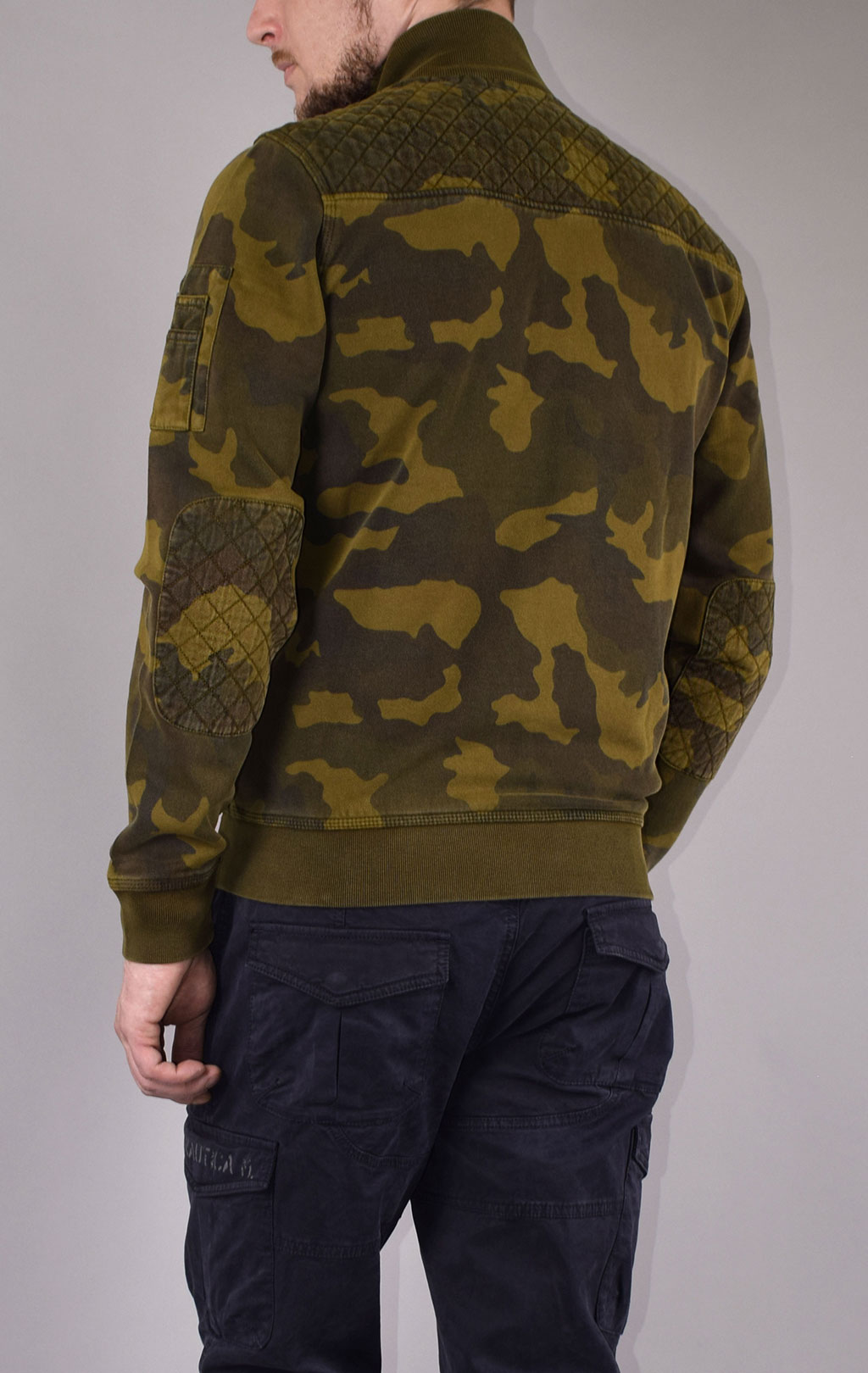 Толстовка AERONAUTICA MILITARE FW 19/20 camouflage verde (FE 1461) 