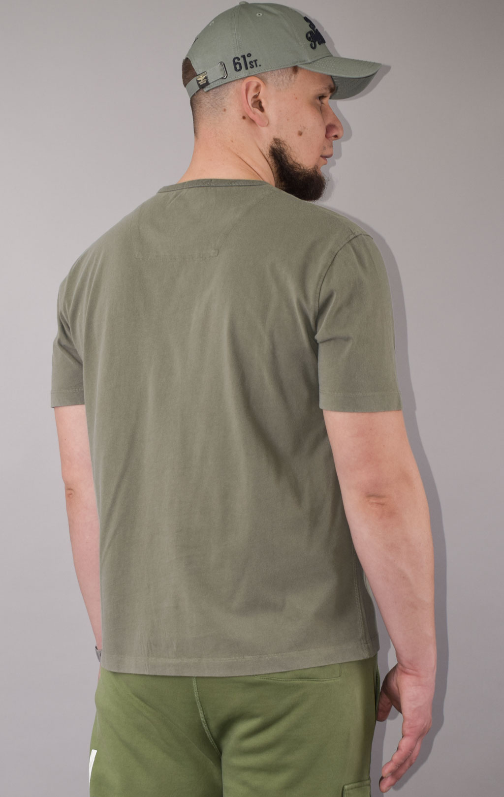 Футболка AERONAUTICA MILITARE SS 23/TR verde militare (TS 2053) 