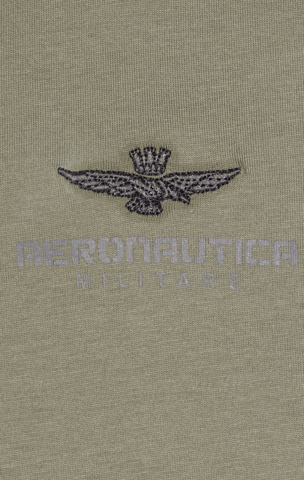 Футболка-поло AERONAUTICA MILITARE SS 23/IT verde (PO 1694) 