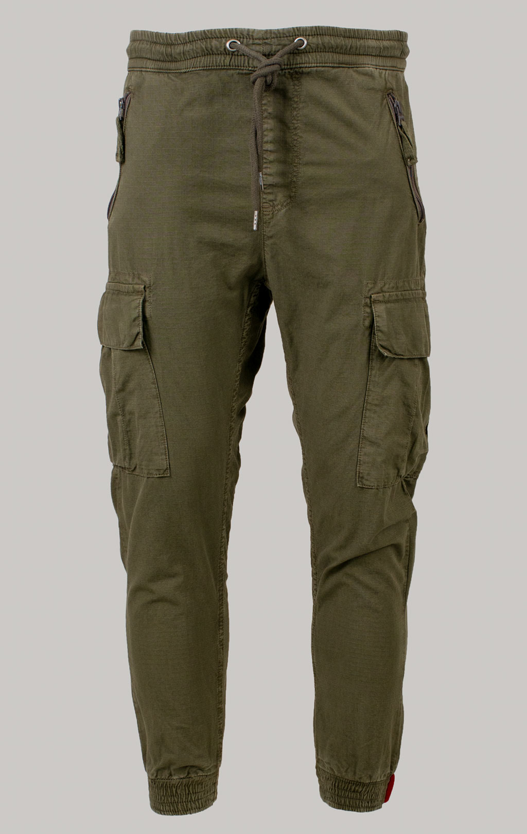 Брюки джоггеры ALPHA INDUSTRIES RIPSTOP JOGGER greyblack 