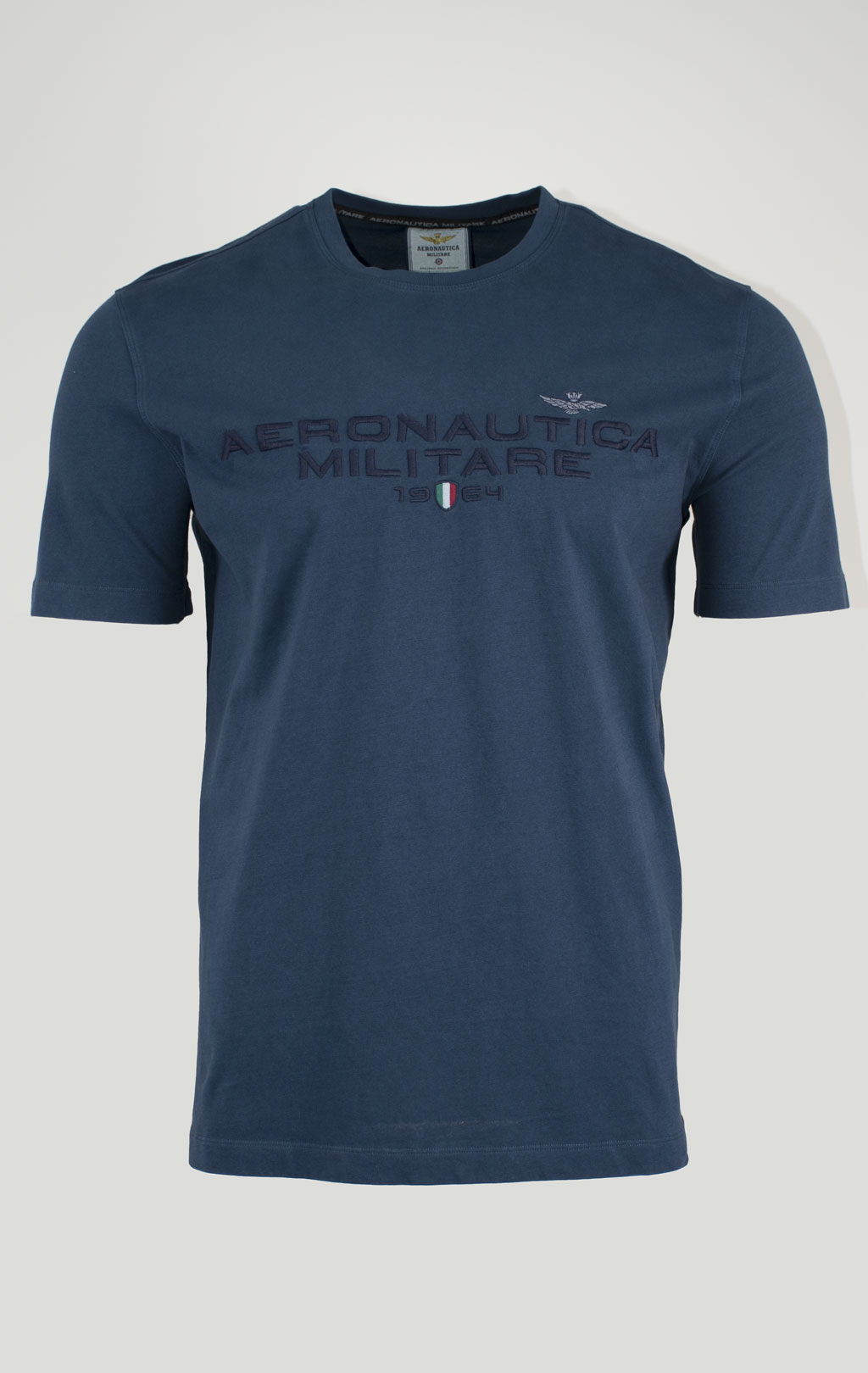 Футболка AERONAUTICA MILITARE SS 25 m/TR blue navy washed (TS 2378) 