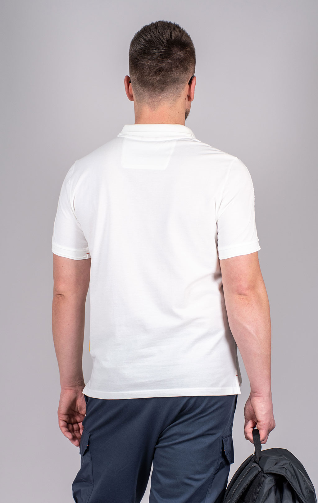 Футболка-поло PARAJUMPERS SPACE POLO SS 25 m white 