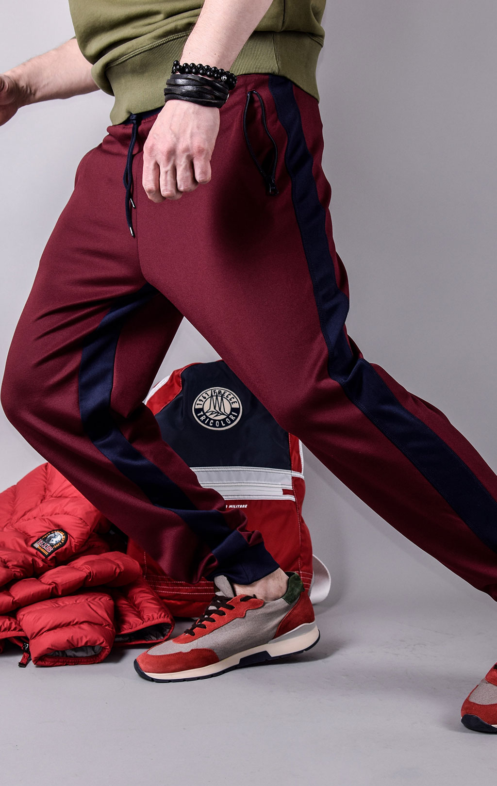 Брюки спортивные AERONAUTICA MILITARE FW 19/20 deep red (PF 745) 