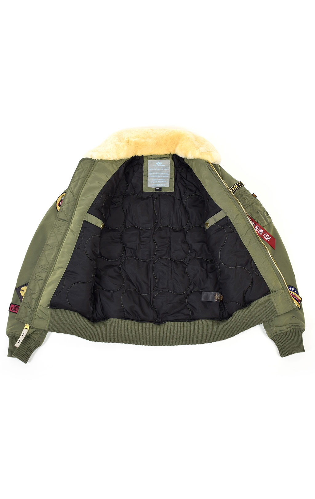 Женская куртка-пилот ALPHA INDUSTRIES INJECTOR-III CUSTOM sage green 