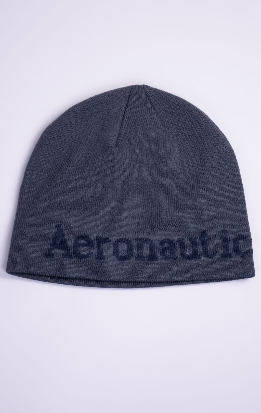 Шапка вязаная AERONAUTICA MILITARE FW 26/27/CN shark (CU 0093) 
