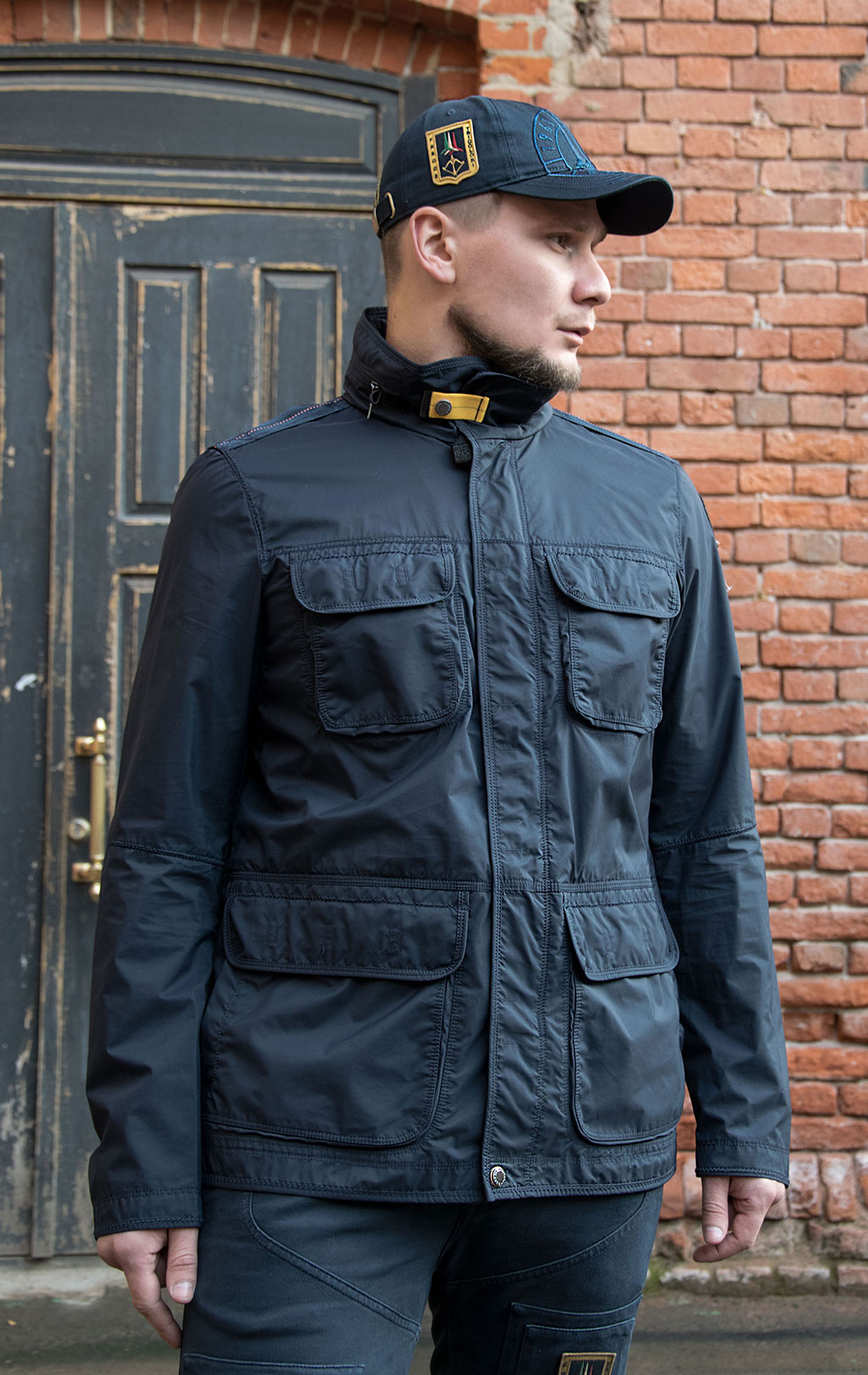 Ветровка PARAJUMPERS DESERT M-65 blue black 