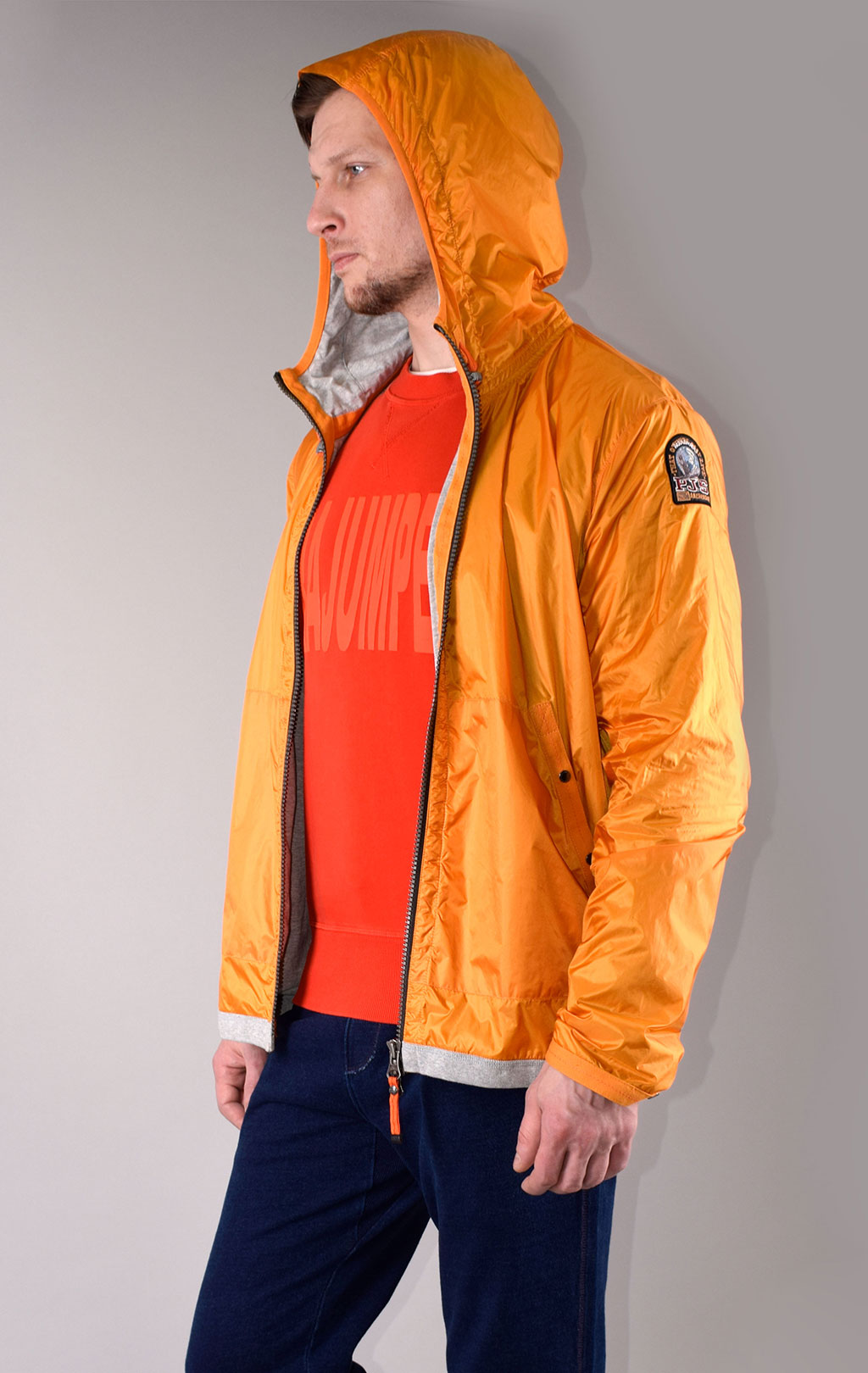 Ветровка PARAJUMPERS INNOKO zipp up mango 