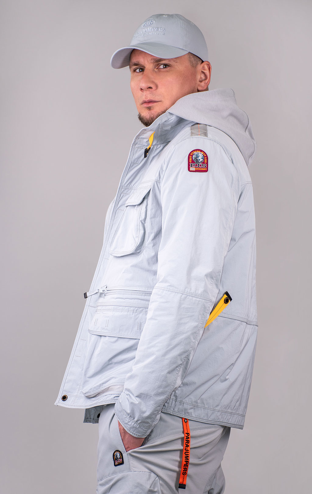 Ветровка PARAJUMPERS DESERT SPRING M-65 SS 24 metal 