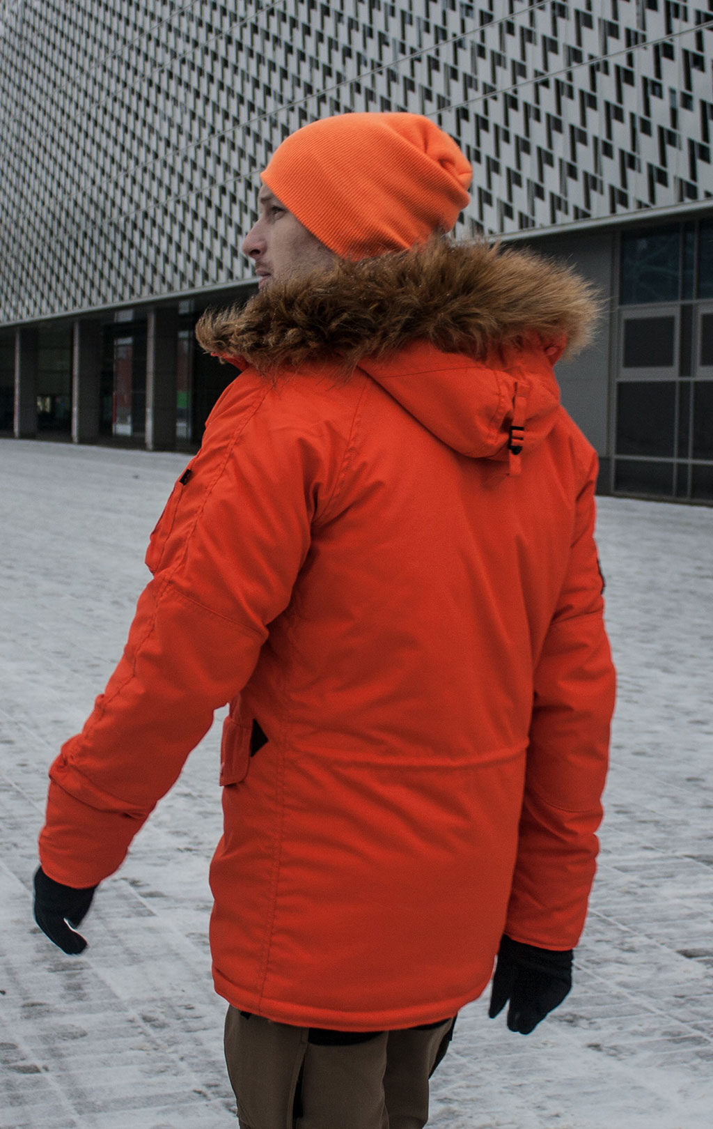 Аляска ALPHA INDUSTRIES EXPLORER flame orange 