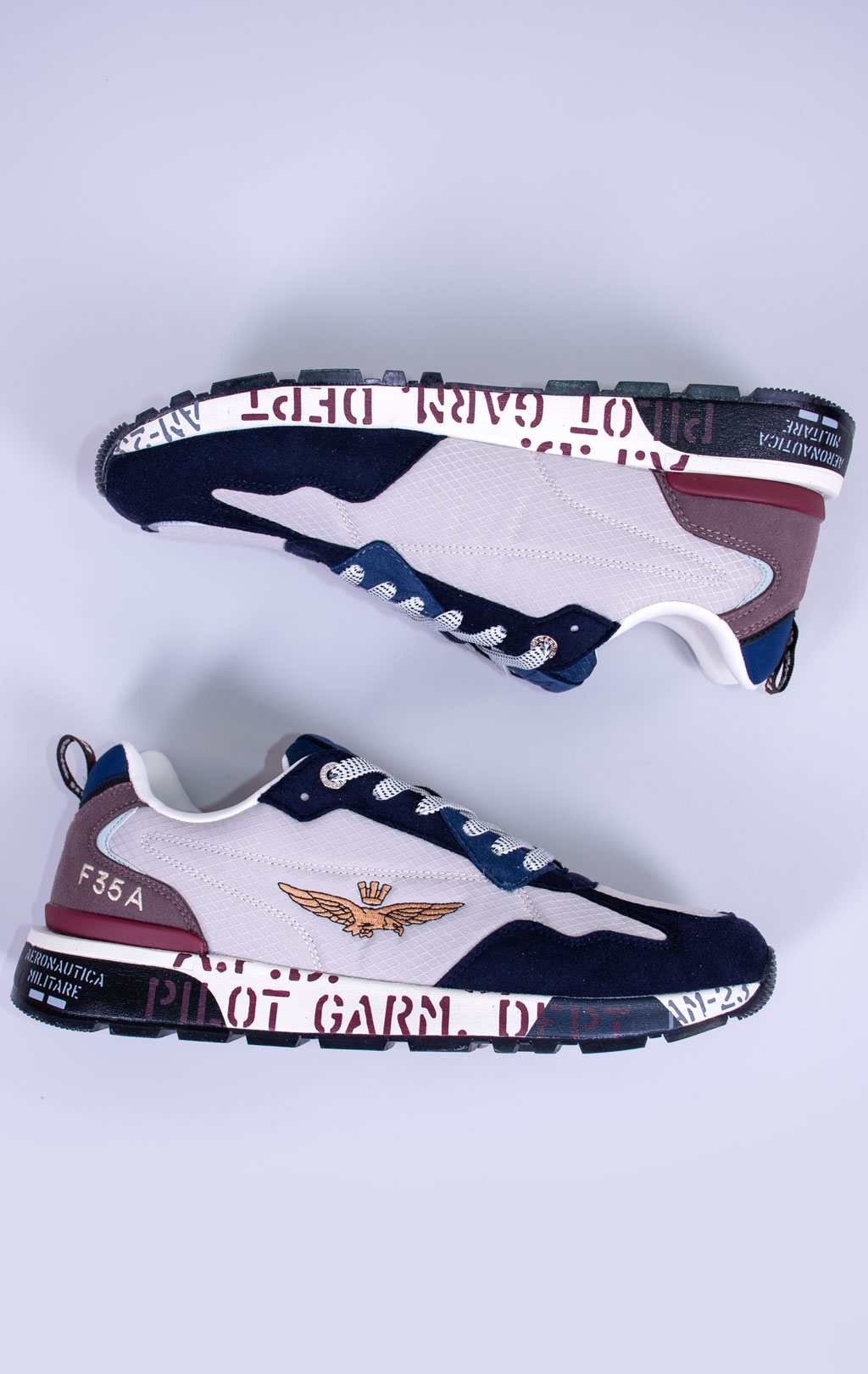 Кроссовки AERONAUTICA MILITARE (SC 0276) FW 26/27/CN bianco/blue 