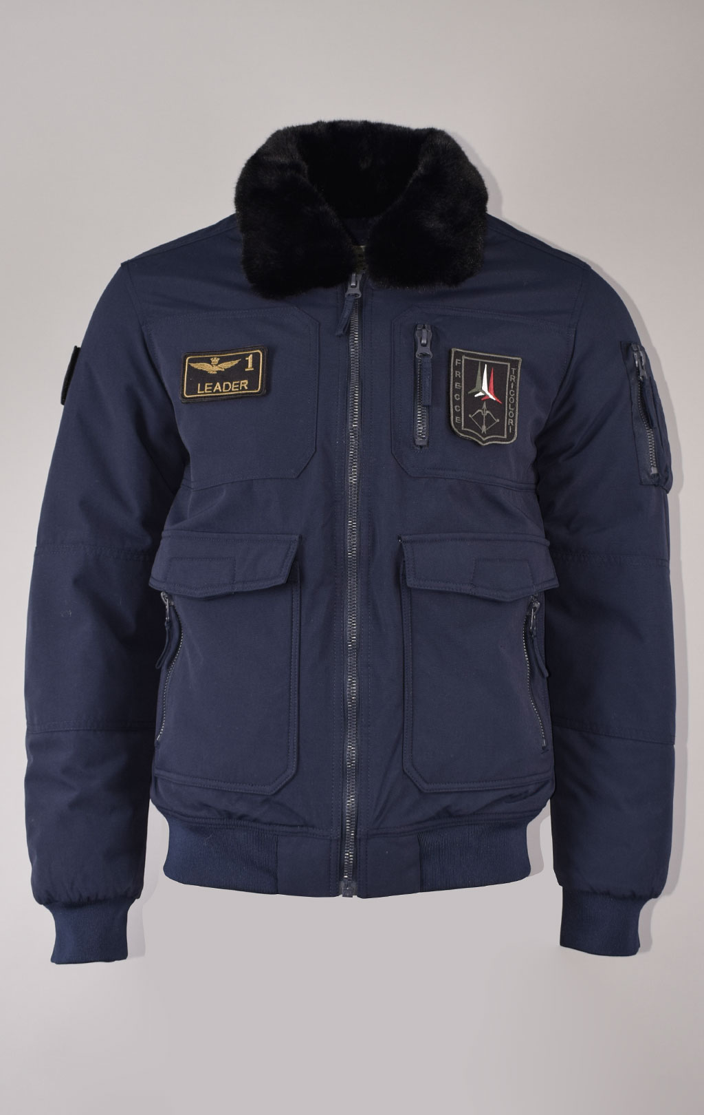 Куртка-пилот AERONAUTICA MILITARE FW 23/24 m/BD dark blue (AB 2106) 