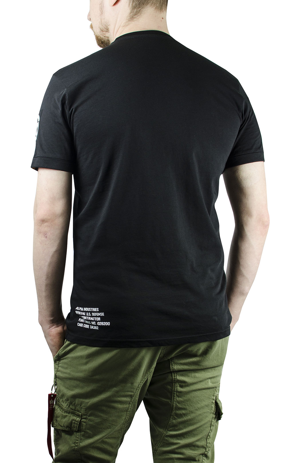 Футболка ALPHA INDUSTRIES ARMY T black 