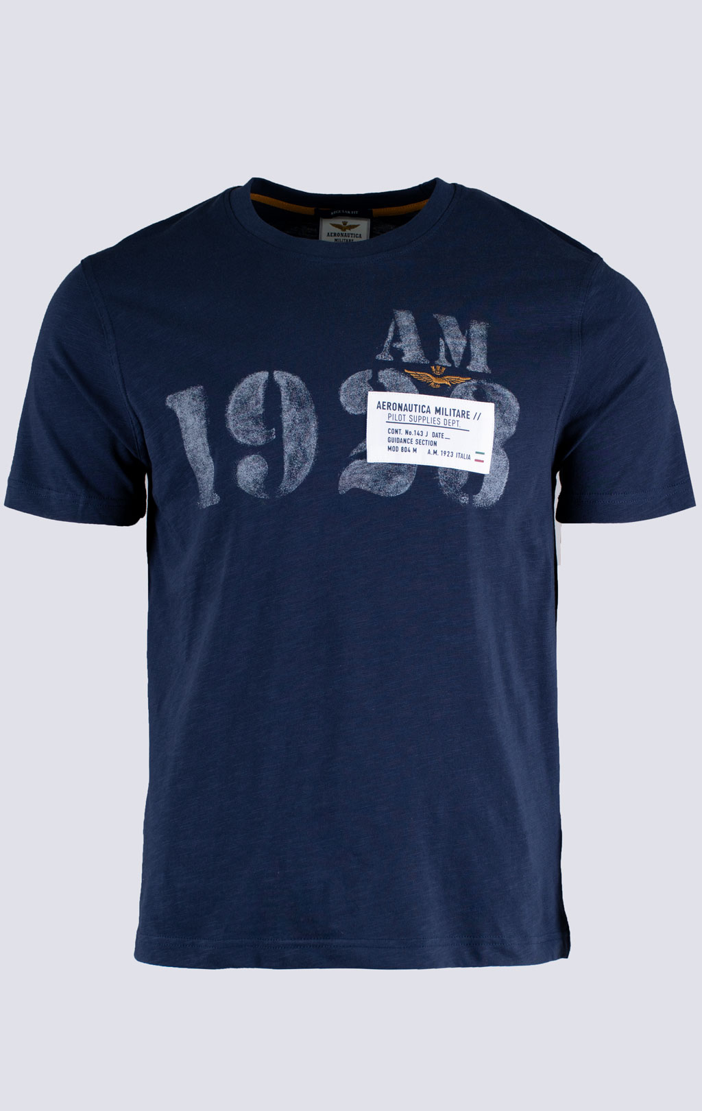 Футболка AERONAUTICA MILITARE big size SS 26/BD blue navy (TS 2524) 