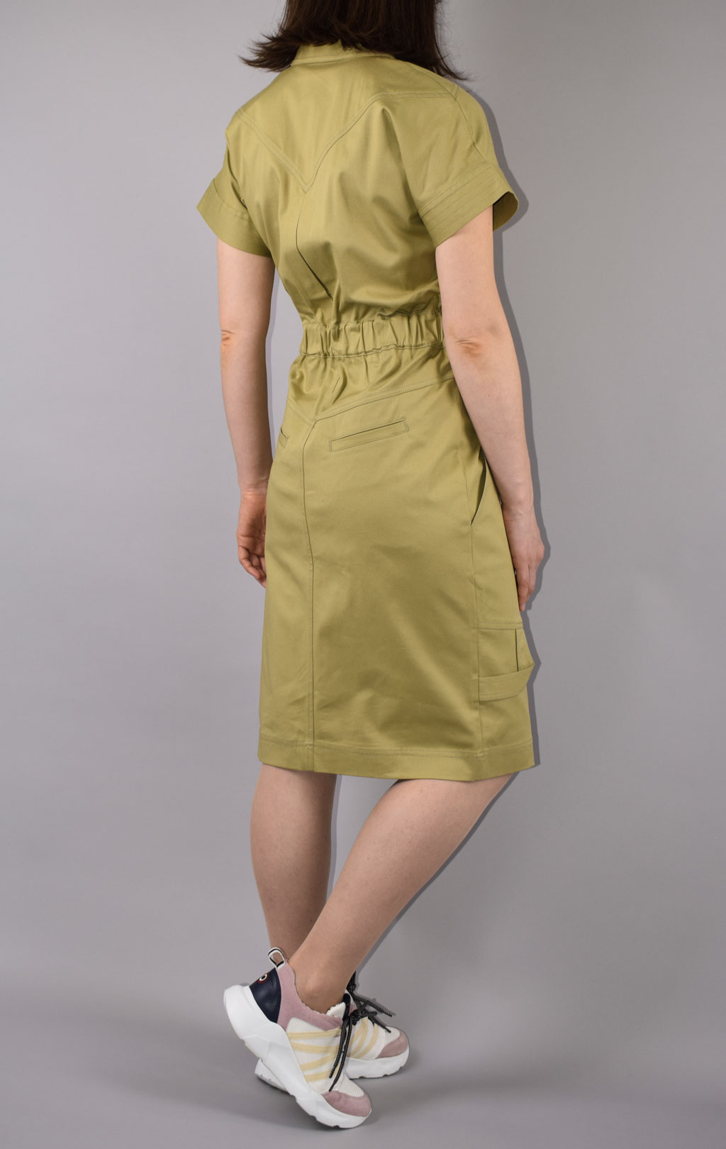 Женское платье AERONAUTICA MILITARE SS 22/TR khaki (VE 073) 
