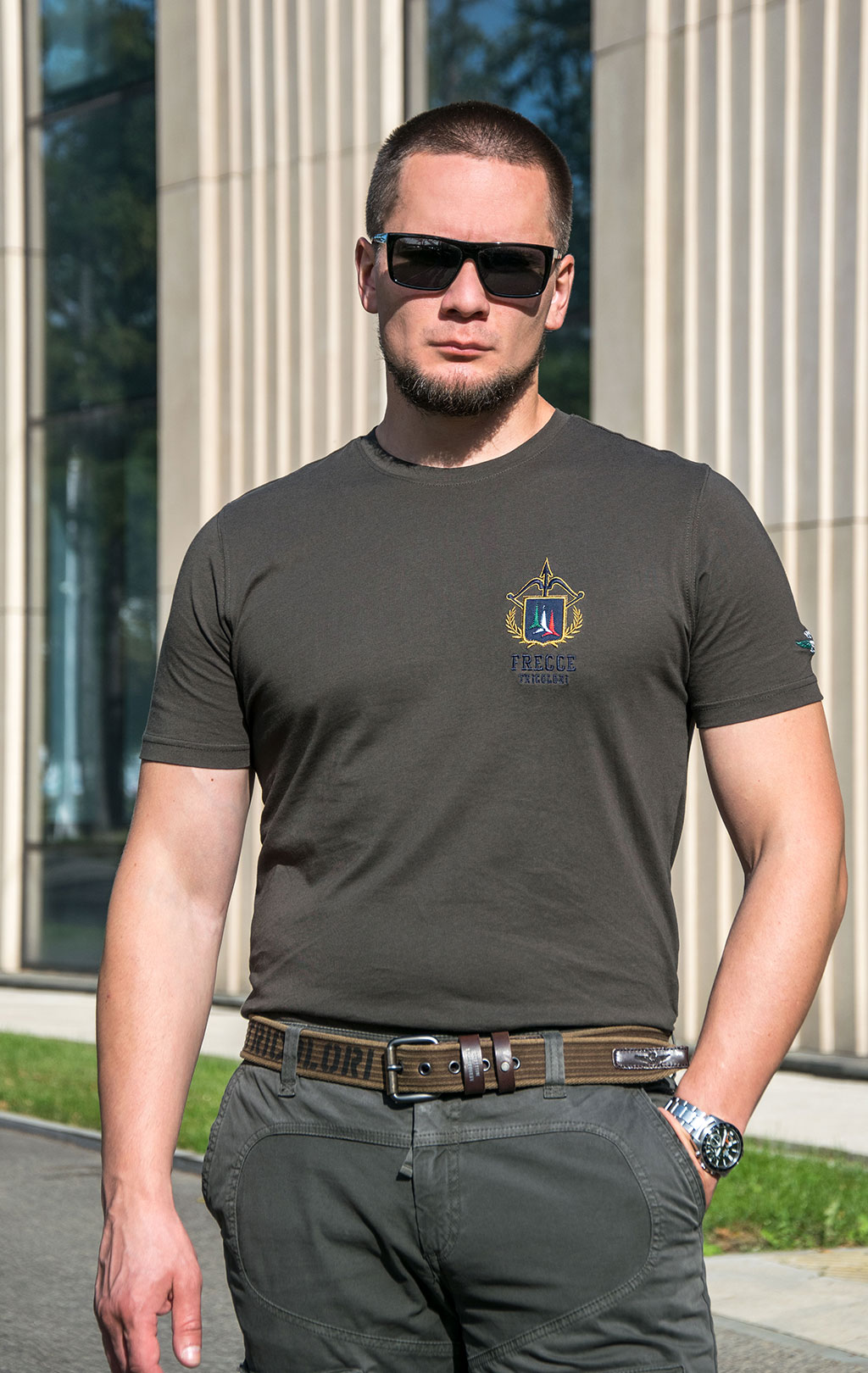 Футболка AERONAUTICA MILITARE FW 23/24/TR brown (TS 2155) 