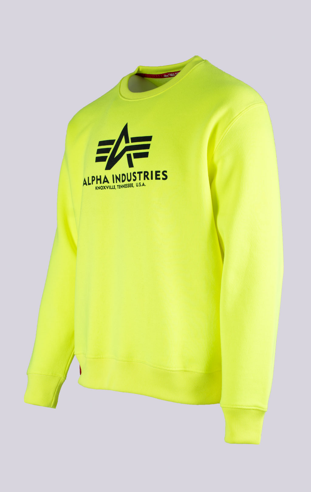Свитшот ALPHA INDUSTRIES BASIC SWEATER neon/yellow 